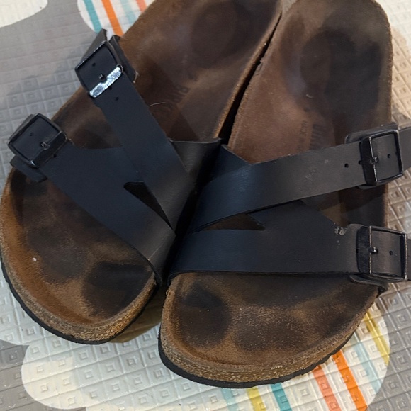 Birkenstock Black Leather Sandals - Picture 4 of 4